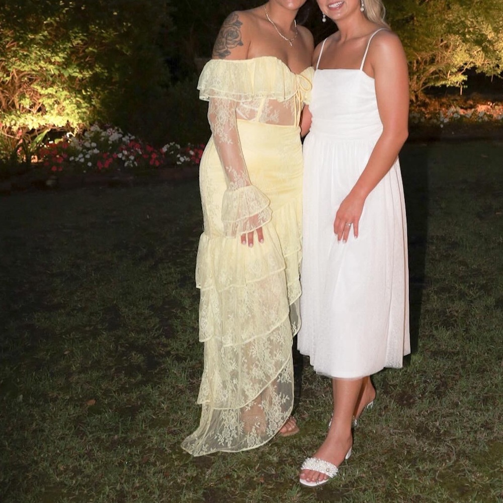 Revolve Maddalena Gown in Yellow